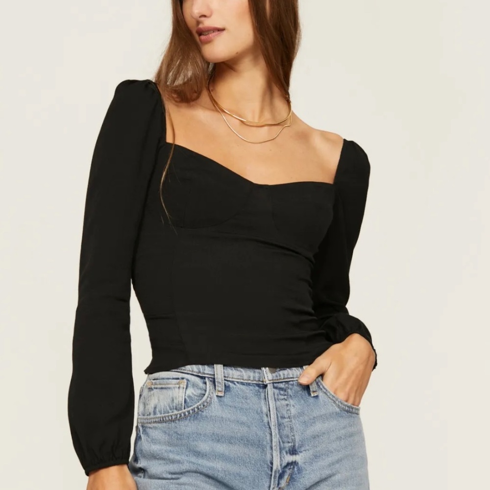 NWT REFORMATION - Black Reign Top, 2